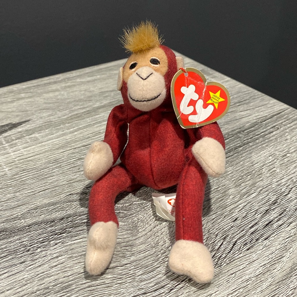 Ty | Teenie Beanie Babies: Schweetheart the Orangutan - Mini Bean Bag Plush